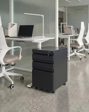 Büroschrank RECAMI Schwarz_1060753