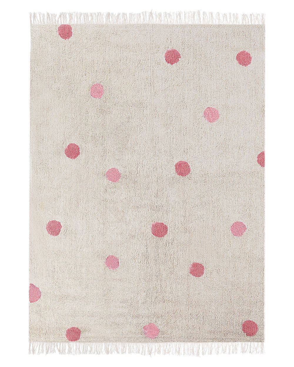 Kids Rug DARDERE Pink 140 x 200 cm Cotton