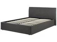 Bett mit Stauraum ORBEY Stoff Grau 140 x 200 cm_906927