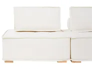 Modulsofa 3-Sitzer TIBRO Stoff Cremeweiß_1058145