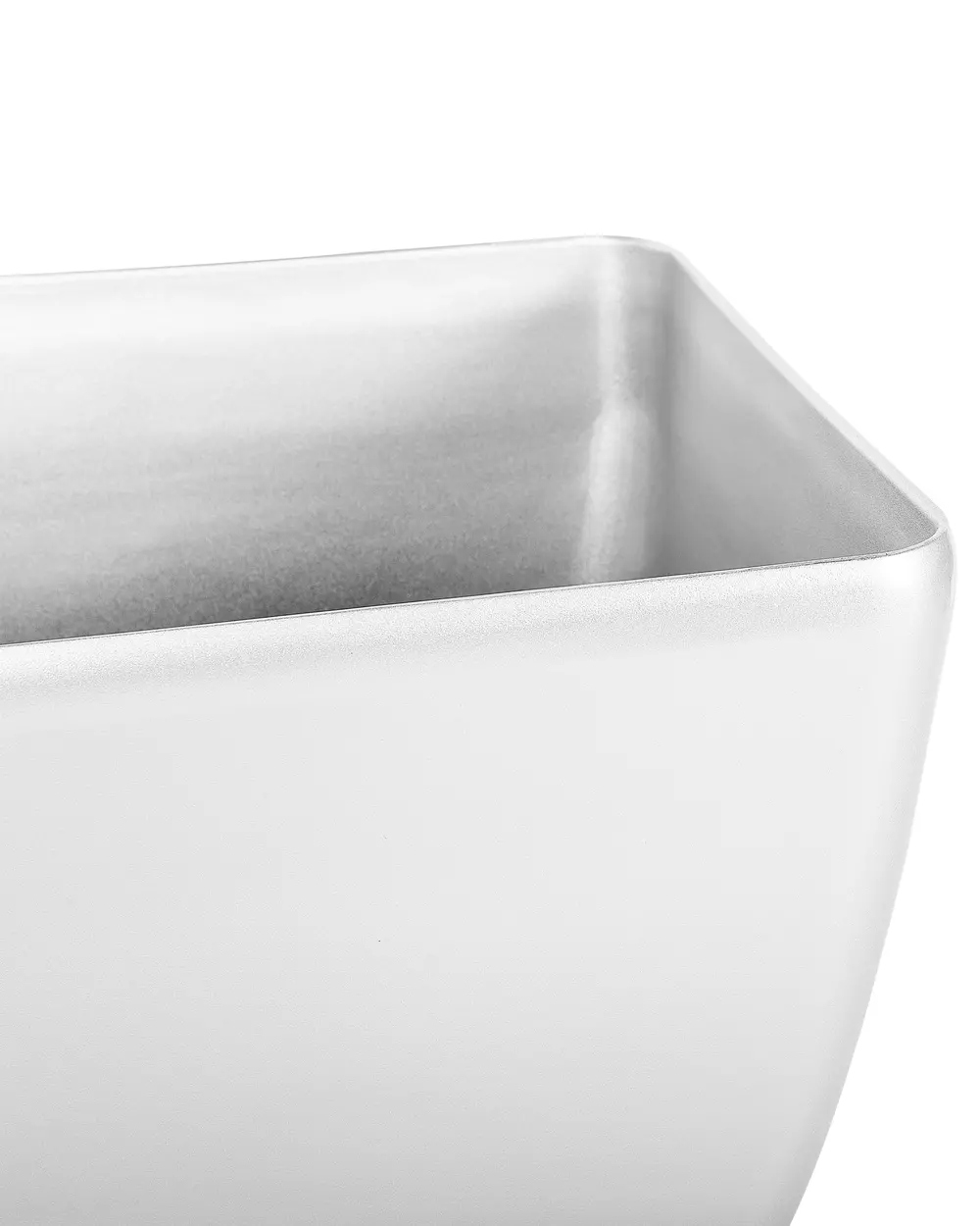 Set mit 2 Blumentöpfen ASTRAS 50 cm Silber_860173