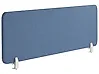 Schreibtischtrennwand WALLY 160 x 40 cm Blau