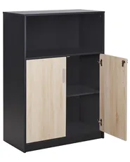 Storage Unit ZEHNA Brown/ Black_885495