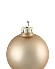 Weihnachtskugel 70er Set FLICKER Glas Gold_1062102