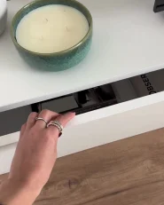 Wandmontierter TV-Schrank GLADSTONE Weiß_1062770