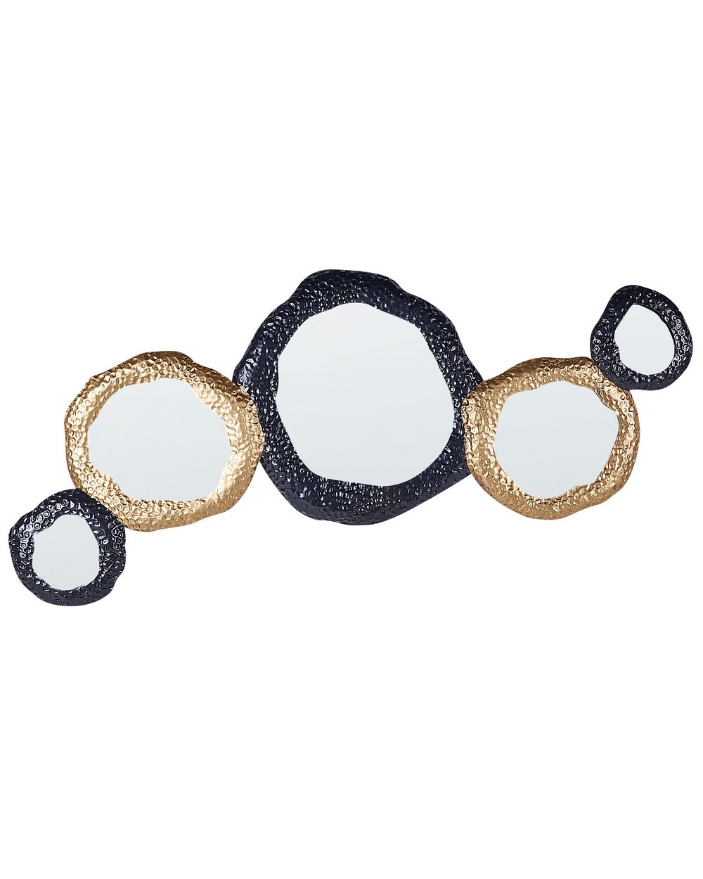 Wall Mirror CHARNY 109 cm 44 cm Metal Black/ Gold