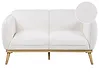 Sofa 2-Sitzer LJUNG Bouclé Weiß