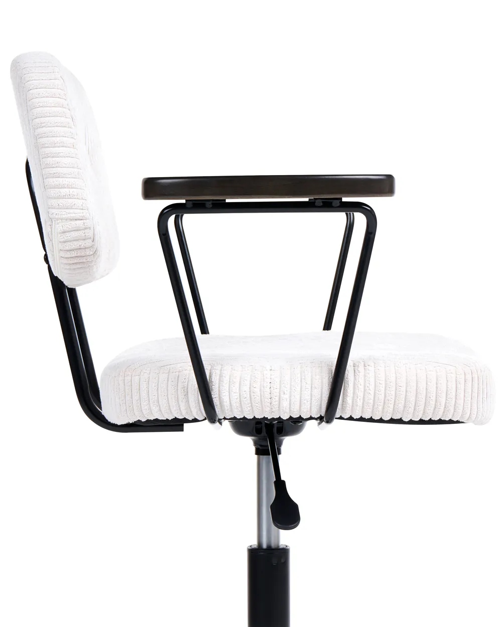 Desk Chair ALGERITA Corduroy Off-White_1083590