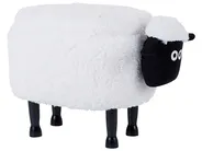 Tierhocker mit Stauraum SHEEP Schaf Stoff Weiß_852386