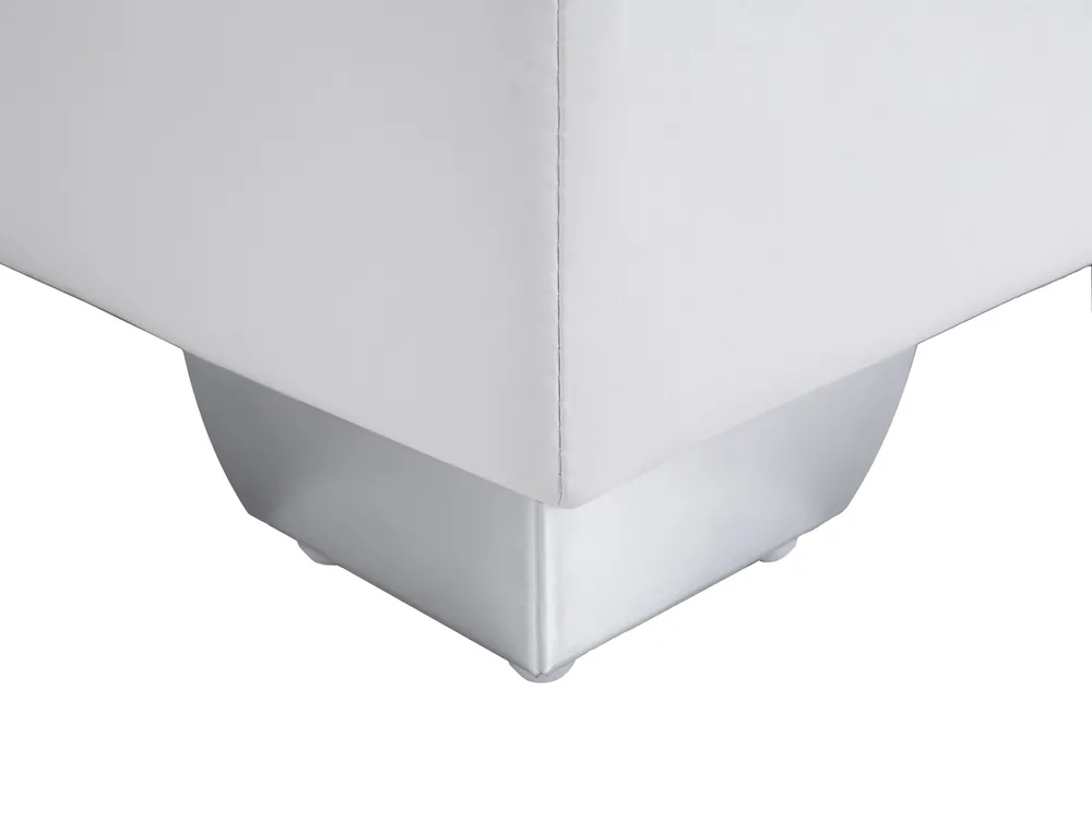 Boxspringbett Kunstleder PRESIDENT 180 x 200 cm Weiß_35836