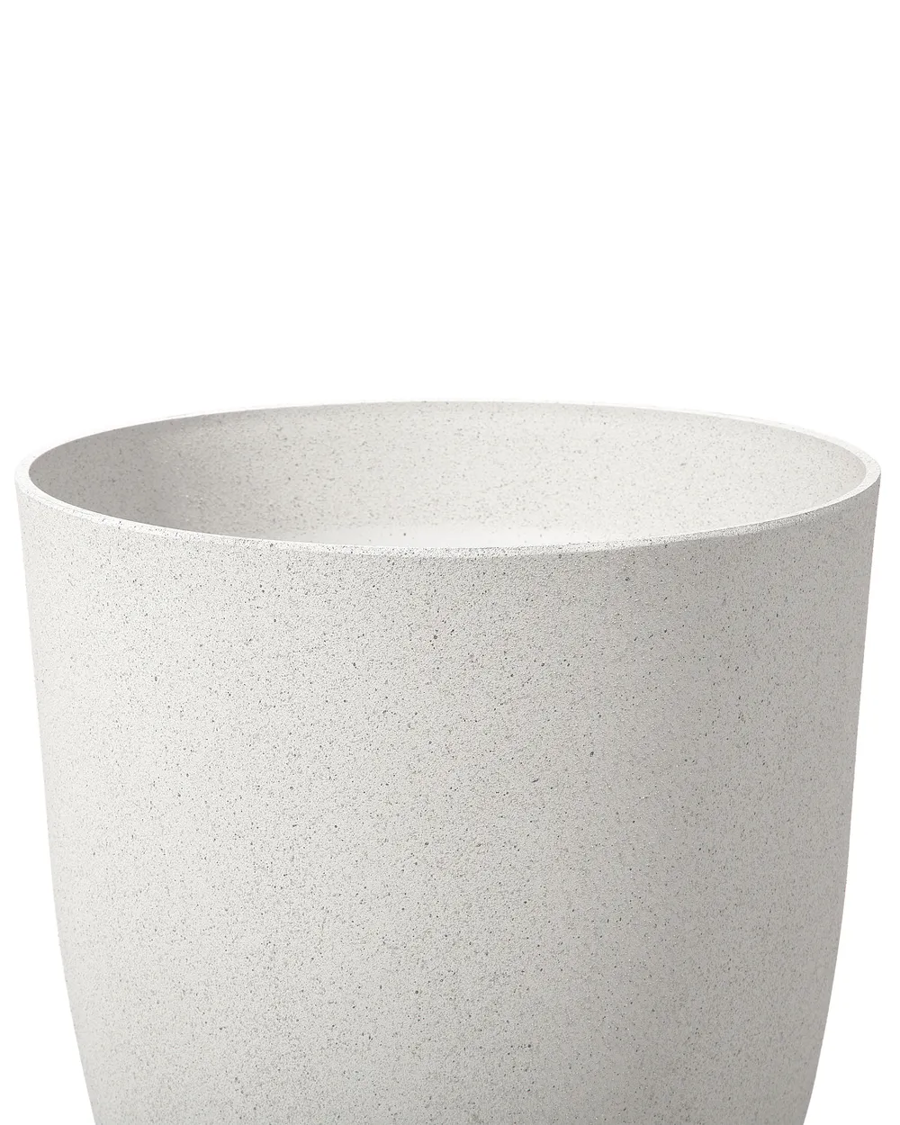 Set mit 2 Blumentöpfen CROTON 43 cm Cremeweiß_841638