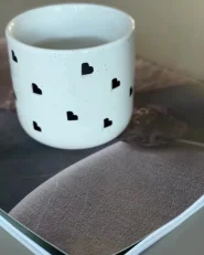Becher 4er Set ANNISE Steinzeug Cremeweiß_999714