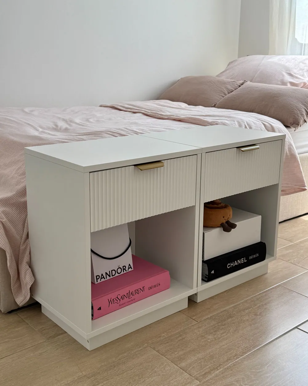 Set of 2 Bedside Tables SUMMERVILLE White_1044248
