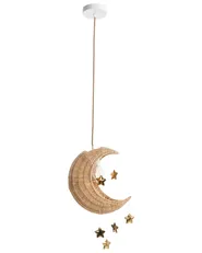 Hängeleuchte Mond ORCHON Rattan Naturfarben_997732