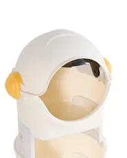 Spielzeugaufbewahrung BAWLEY Astronaut 106 cm mit Rädern Hellbeige_1124095
