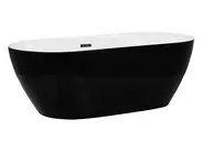 Freestanding Bathtub CARRERA 1500 x 750 mm Black_798802