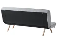 Sofa Bed 2 Seater KALFAFEL Fabric Grey_1009411