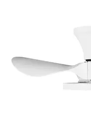 Ceiling Fan with Light PUNTI with Remote LED White_1032118
