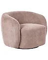Drehsessel TORE drehbar Stoff Taupe
