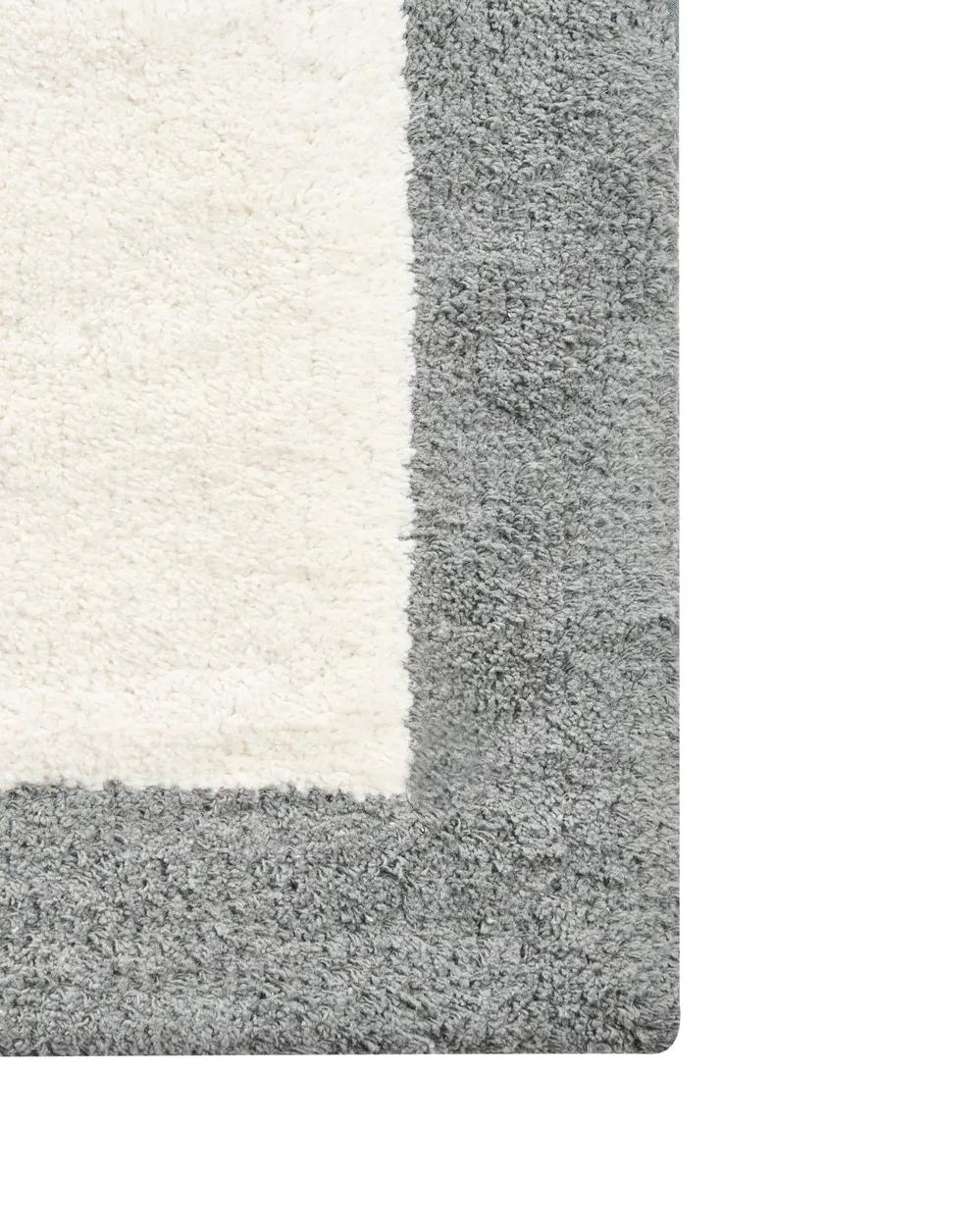 Badematte KABRI Grau / Beige 60 x 90 cm Baumwolle_1025958