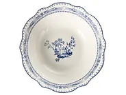 20-Piece Dinnerware Set BAY LEAF Porcelain White/Blue_1191726