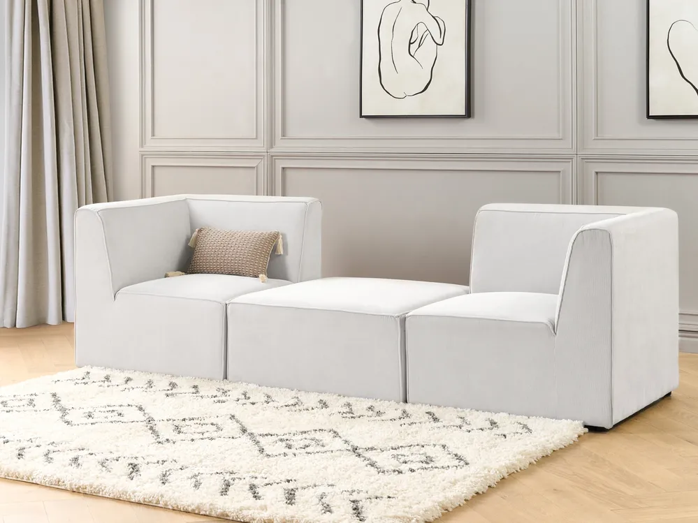 Eckmodul LEMVIG Cord Cremeweiß_876460