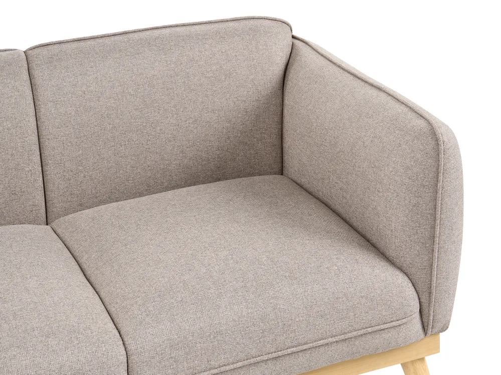 Sofa 2 Seater LJUNG Fabric Light Brown_1076396