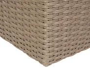 Lounge Set mit Tisch 9-Sitzer SEVERO Polyrattan Braun_678788