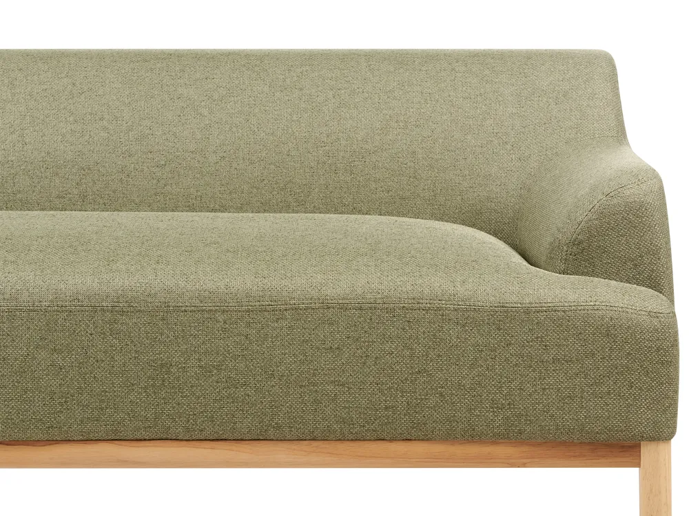 Ecksofa 3-Sitzer SOSJO Stoff Olivgrün rechtsseitig_941058