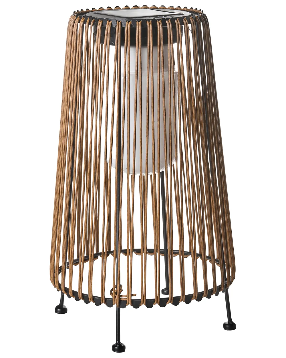 Solarbetriebene Laterne SEMLIKI 35 cm Naturfarben
