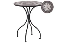 Outdoor Bistrotisch CARIATI 60 cm 60 cm Schwarz_825728