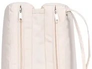 Sonnenliege mit Kissen VERDELLO mit Relaxfunktion Metall Beige_1078562