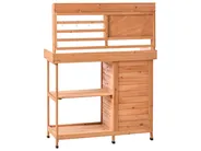 Pflanztisch MELDOLA 113 cm 149 cm Tannenholz Hellbraun_1029688