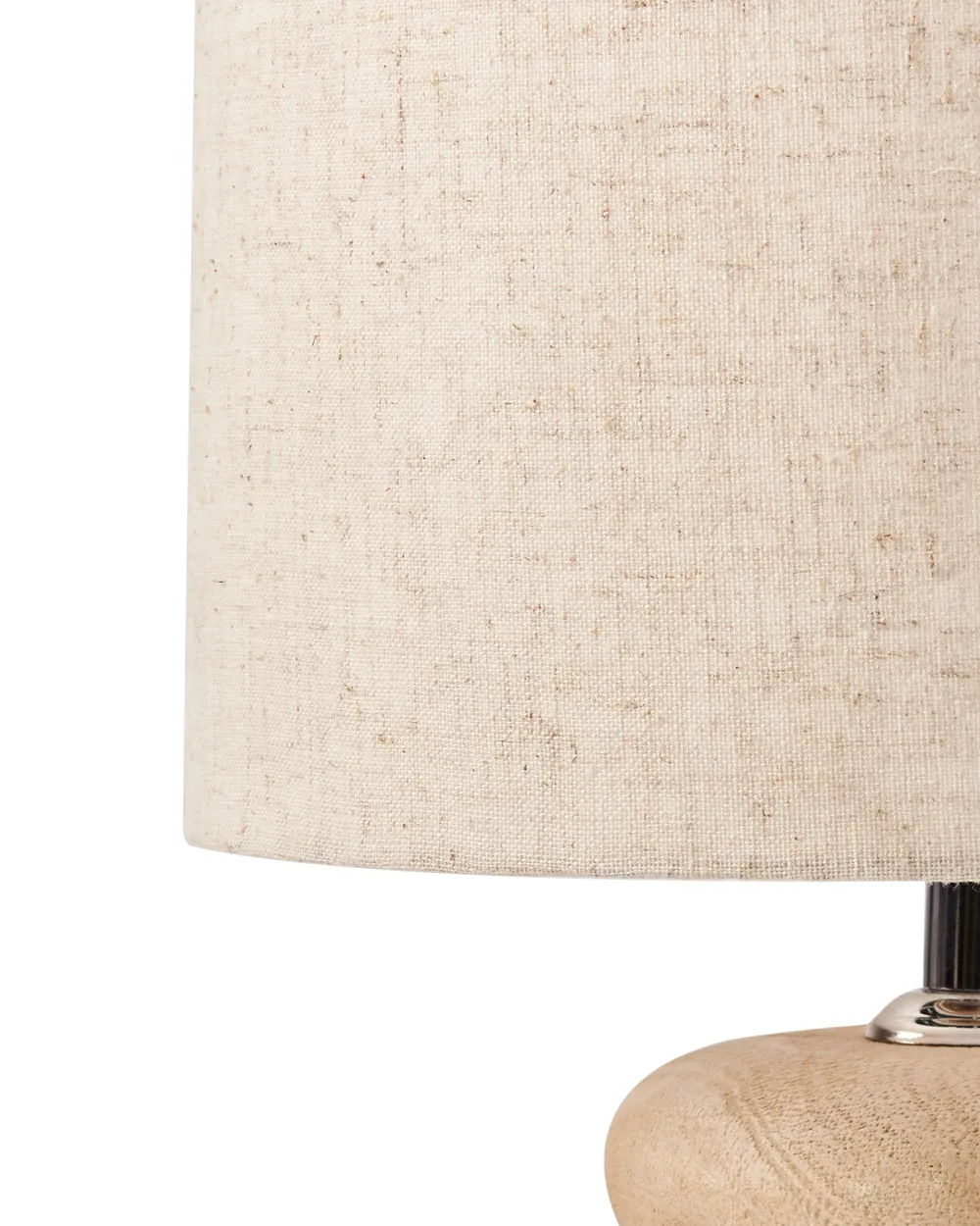 Table Lamp BETWA Mango Wood Light Brown_985958