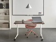 Zusammenklappbarer Schreibtisch CAVI 120 cm 60 cm Dunkelbraun_1030671