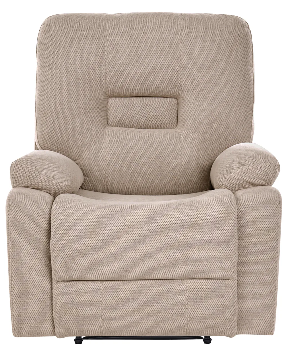 Sofa Set manuell verstellbar 3-Sitzer BERGEN Stoff Taupe_1107173