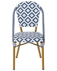 Gartenmöbel Set 4-Sitzer RIFREDDO Polyrattan Blau_798842