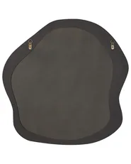 Wall Mirror BLISMES 79 cm 80 cm Boucle Brown_914831