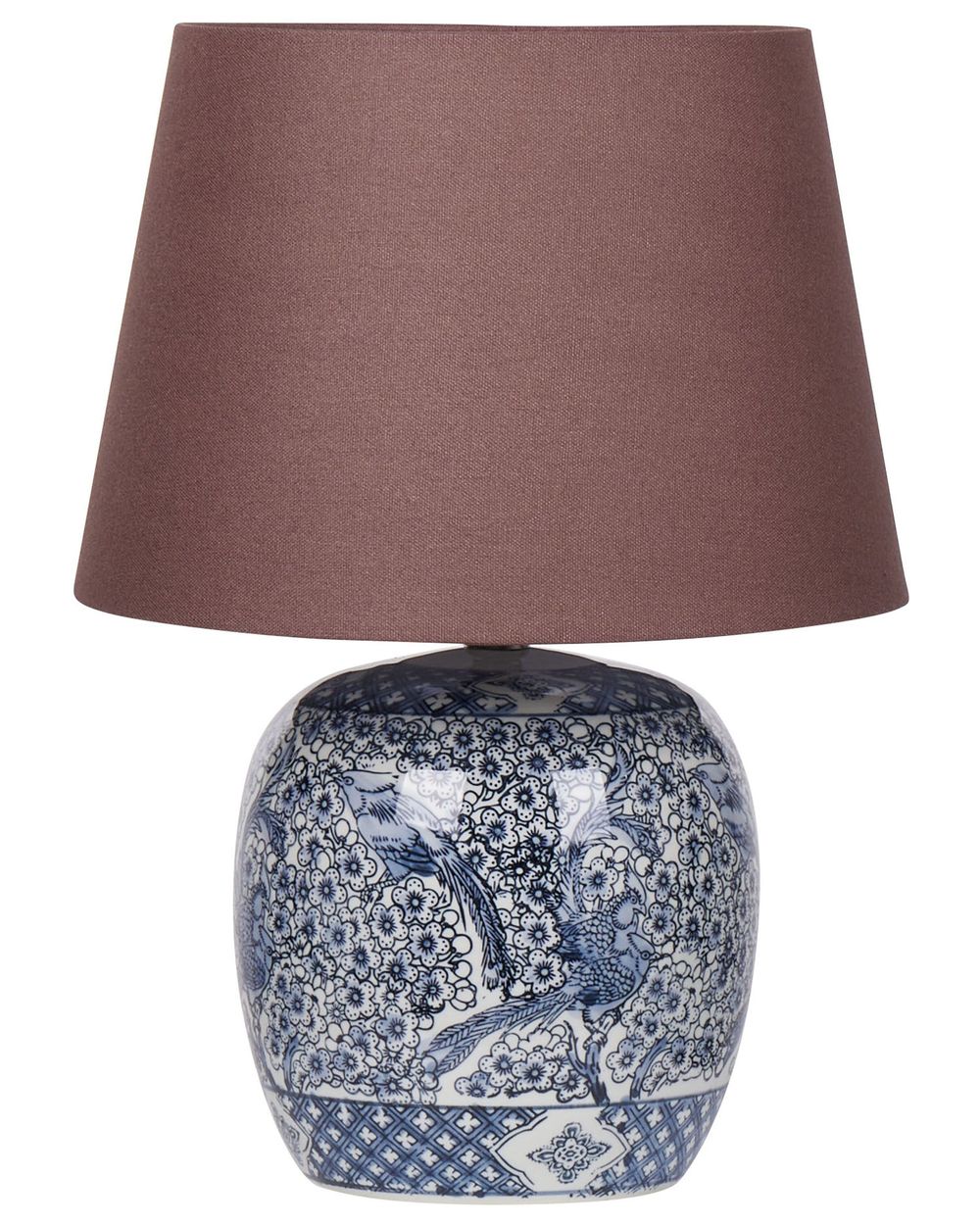 Tischlampe NEIRA Porzellan Braun