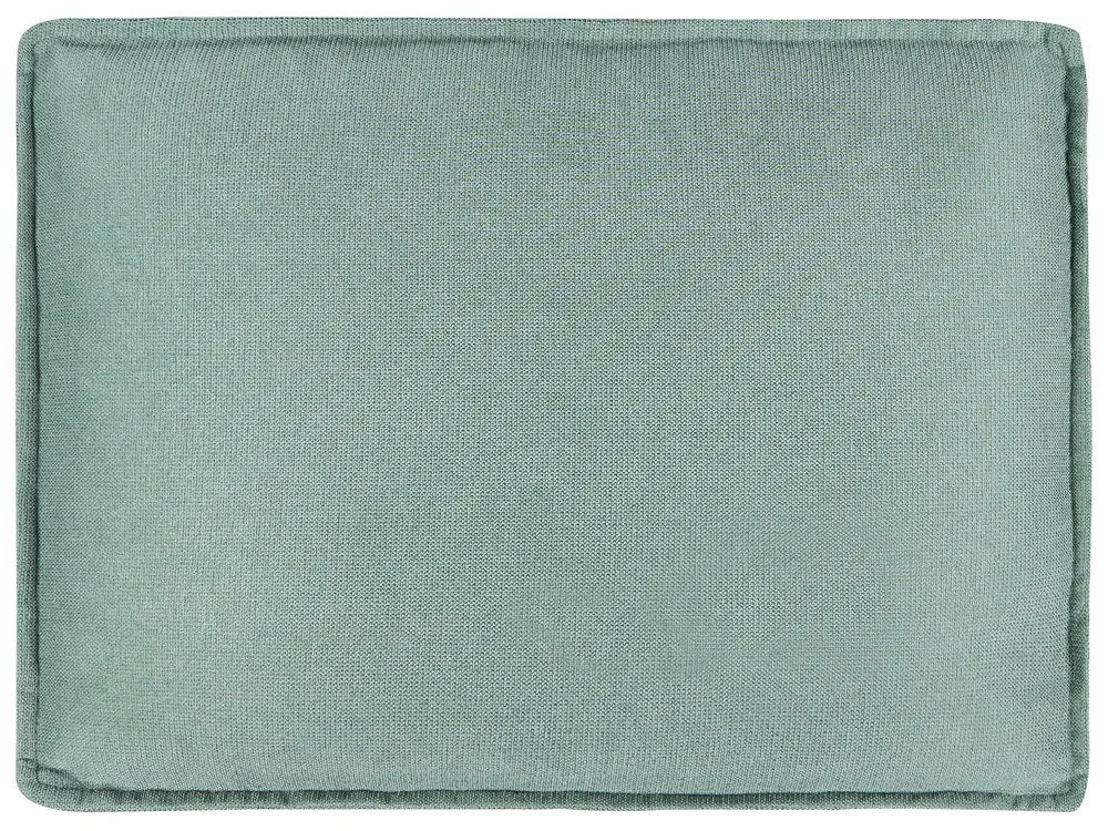 Eckschlafsofa 3-Sitzer EDANE mit Stauraum Stoff Hellgrün rechtsseitig_1057259