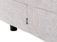 Bett verstellbar Stoff DUKE 80 x 200 cm Hellgrau_973575