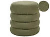 Pouf SUMPTER Bouclé Grün