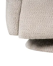 Swivel Armchair AAPUA Fabric Beige_1019566