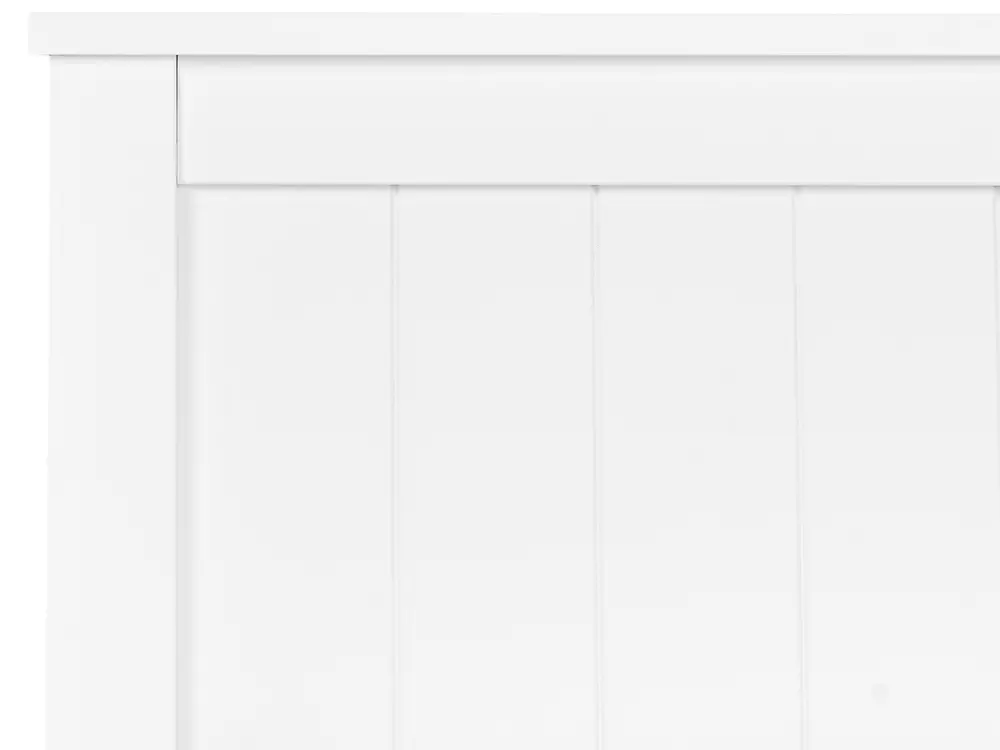Bed with 2 Drawers SABRAN Pine Wood White 120 x 200 cm (EU Small Double)_1060884