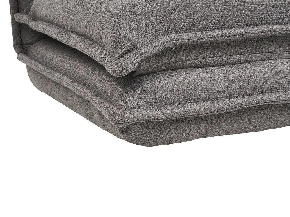 1-Sitzer Schlafsofa DELLEN Stoff Dunkelgrau_1031401