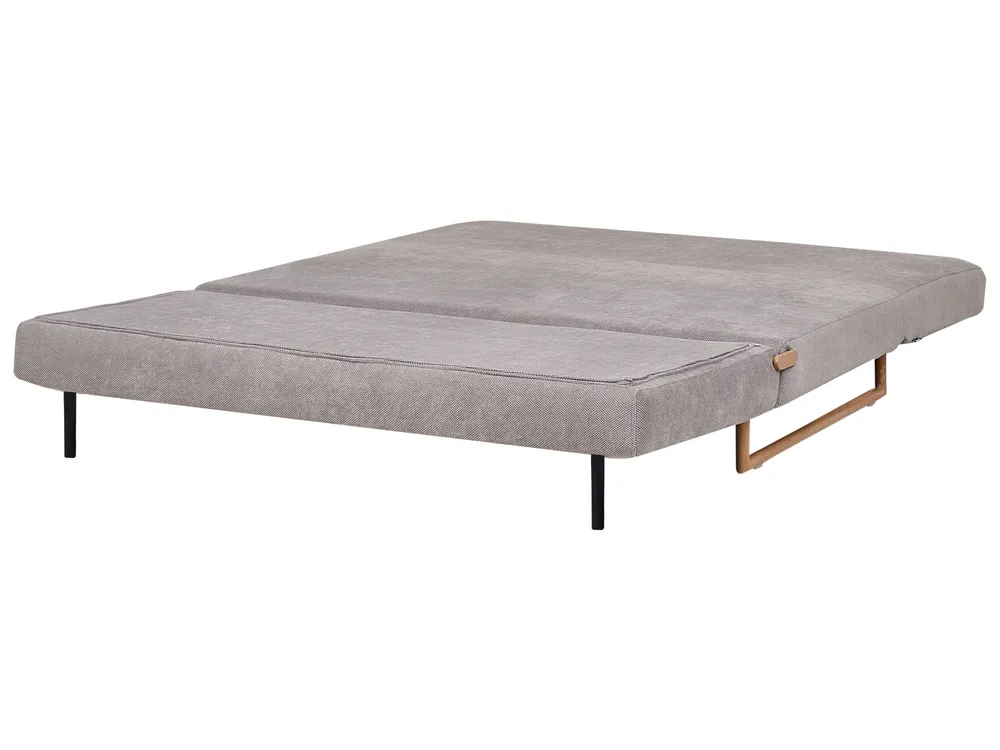 Living Room Set 6 Seater JERSLEV Fabric Grey_1016729