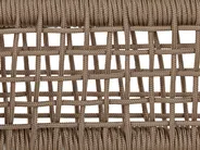 Lounge Set mit Tisch 5-Sitzer SERLA Metall Weiß_930794