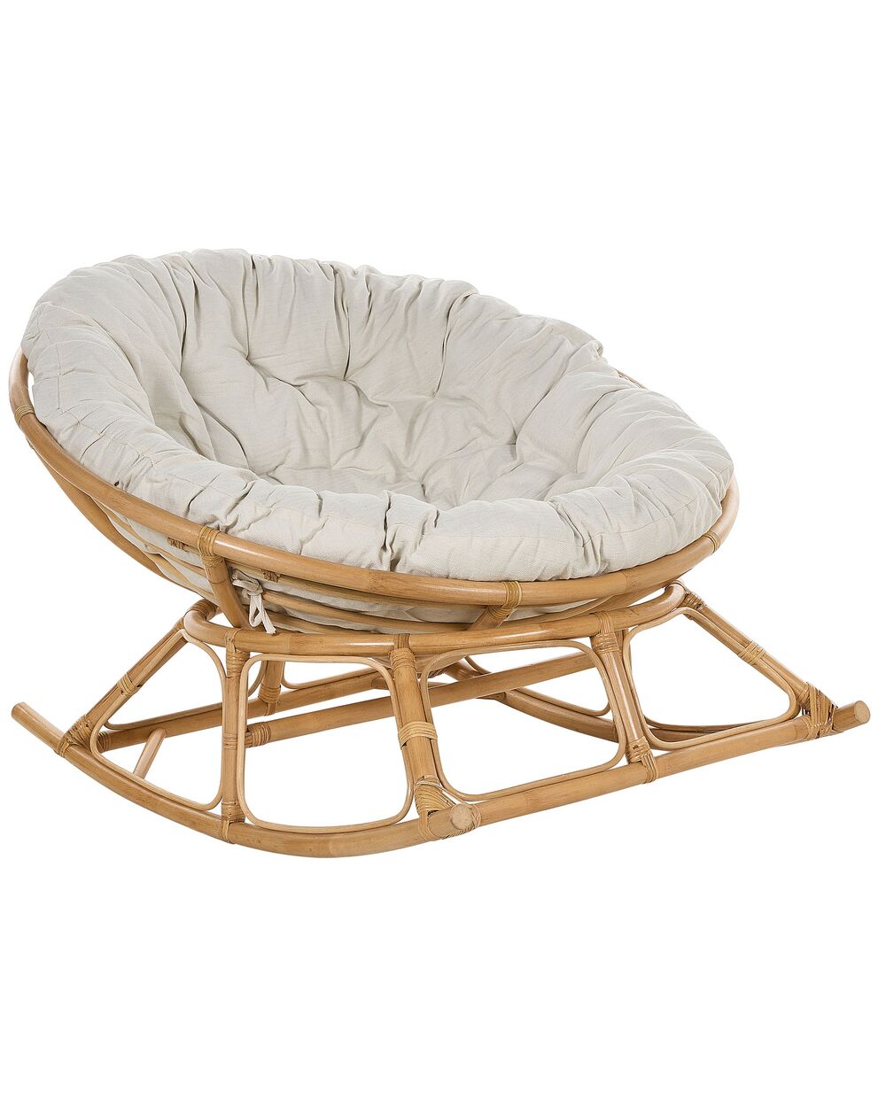 Rocking Chair ORVIETO Rattan Natural