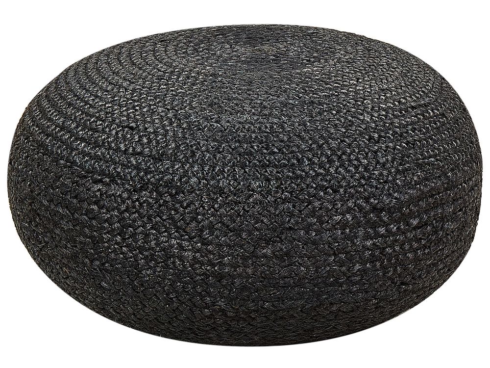 Pouf TIFELT Jute Schwarz