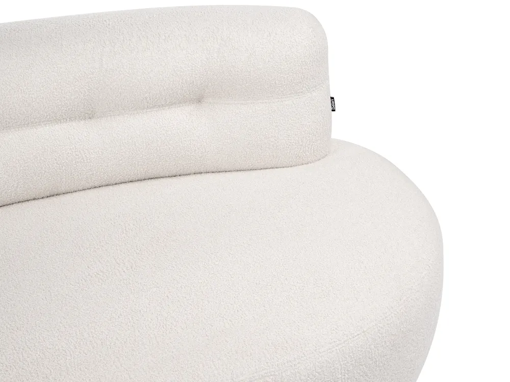 Sofa 3-Sitzer LAERDAL Bouclé Cremeweiß_1062092